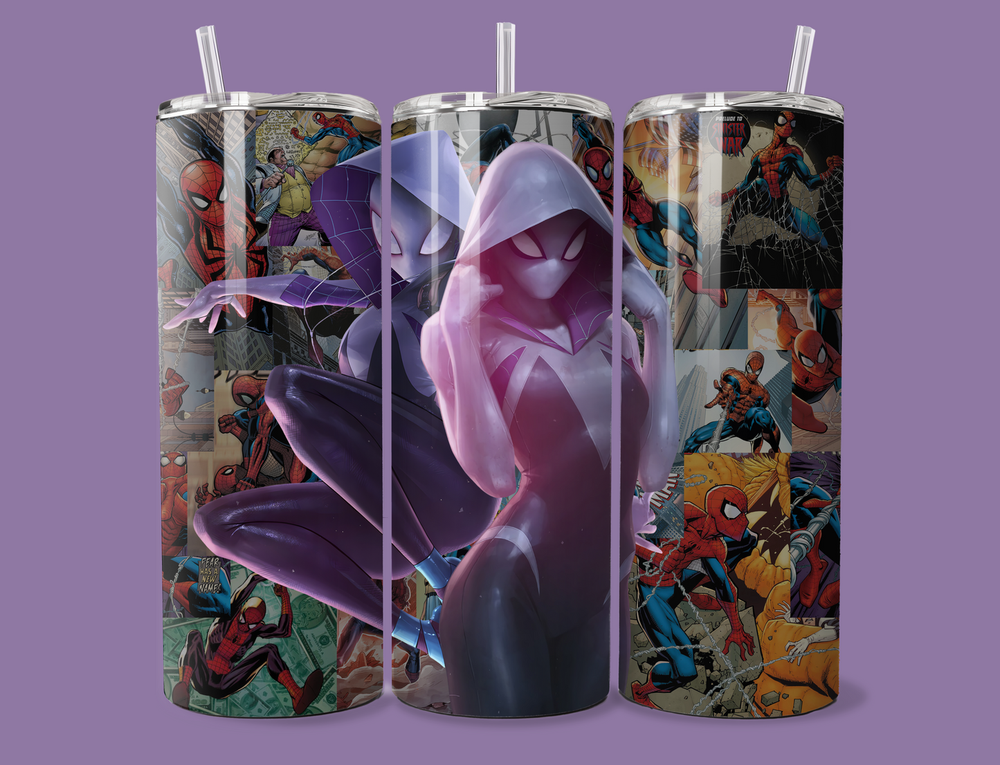 Vaso flaco de Spider Gwen