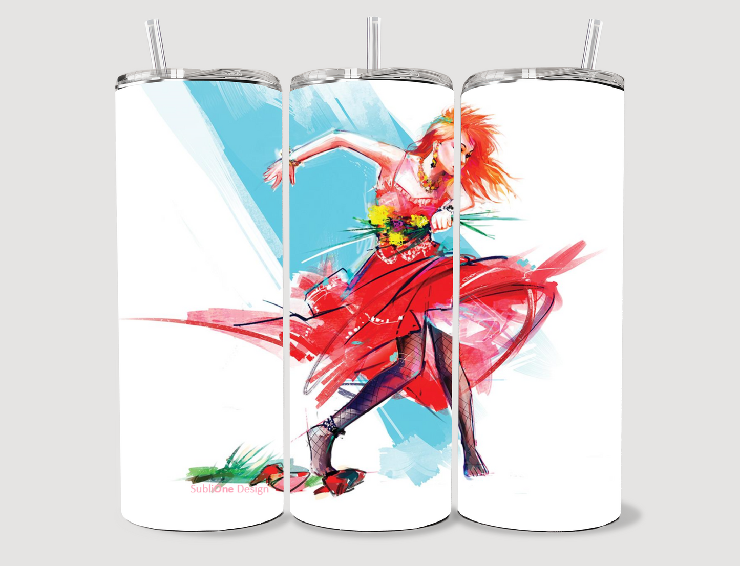 Cindy Lauper Skinny Tumbler