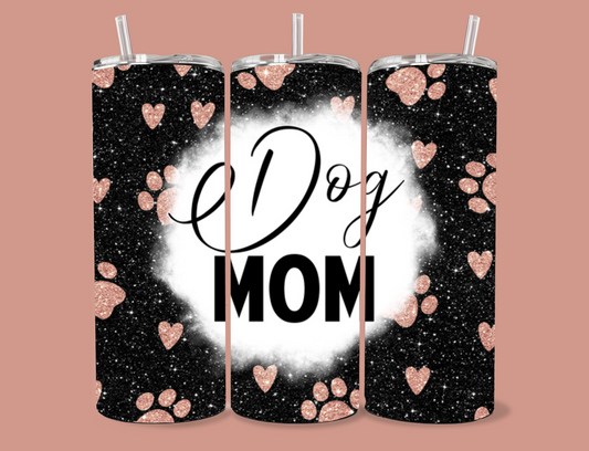 Dog Mom Skinny Tumbler