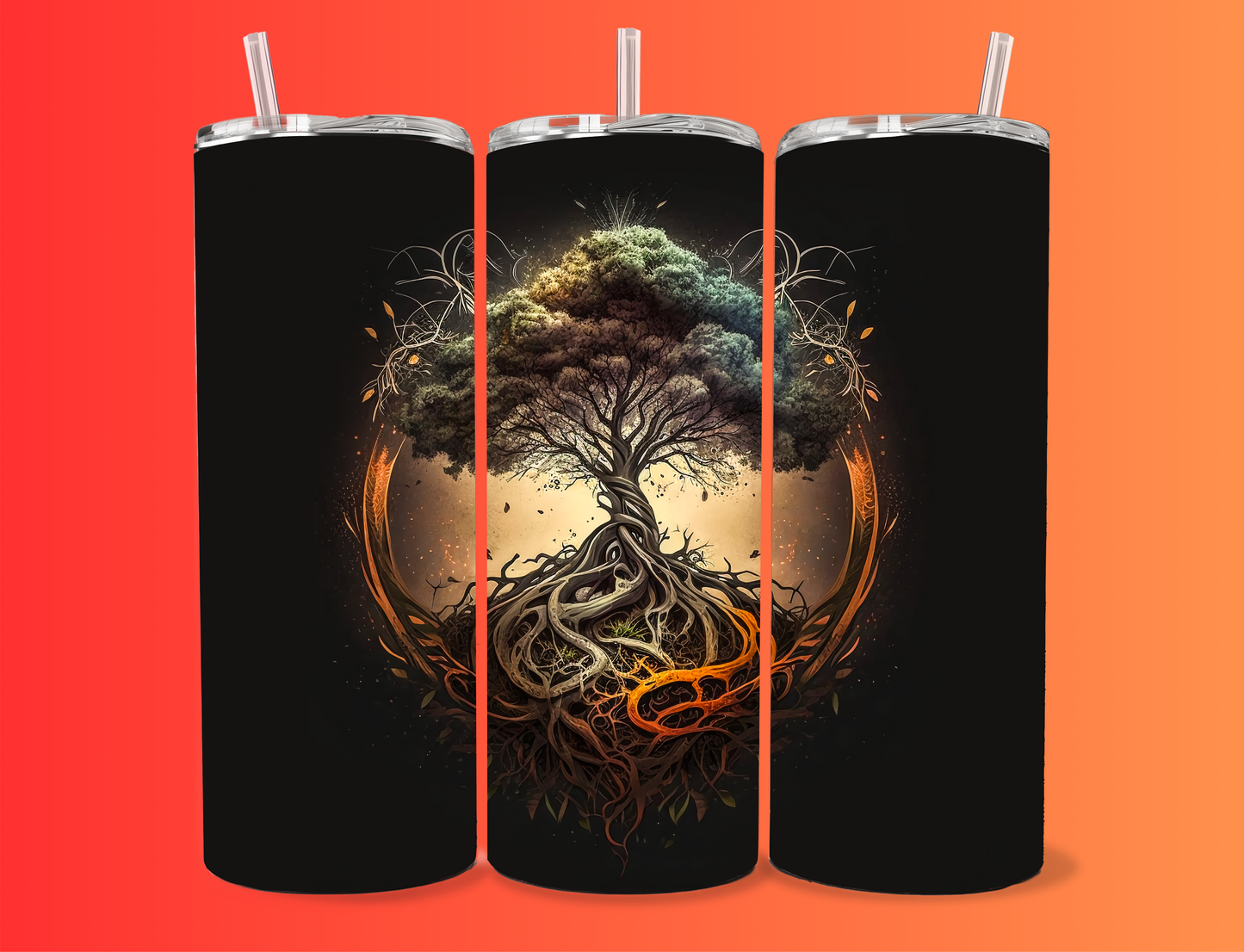 Tree of Life Skinny Tumbler