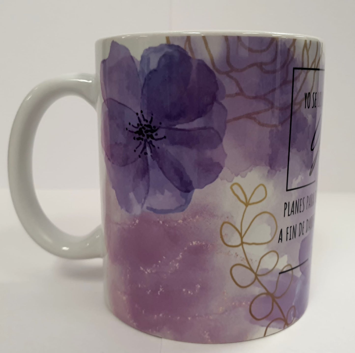 Beautiful Bible Verse Purple Mug