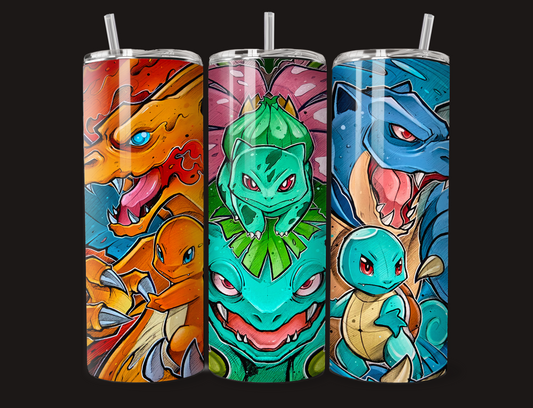 Pokemon Adventure Skinny Tumbler