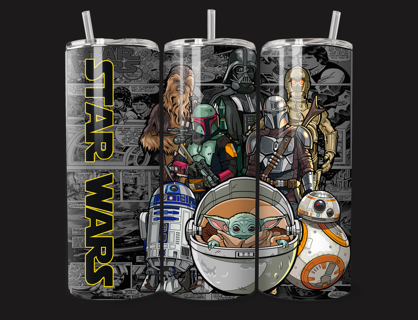 Vaso flaco de Star Wars