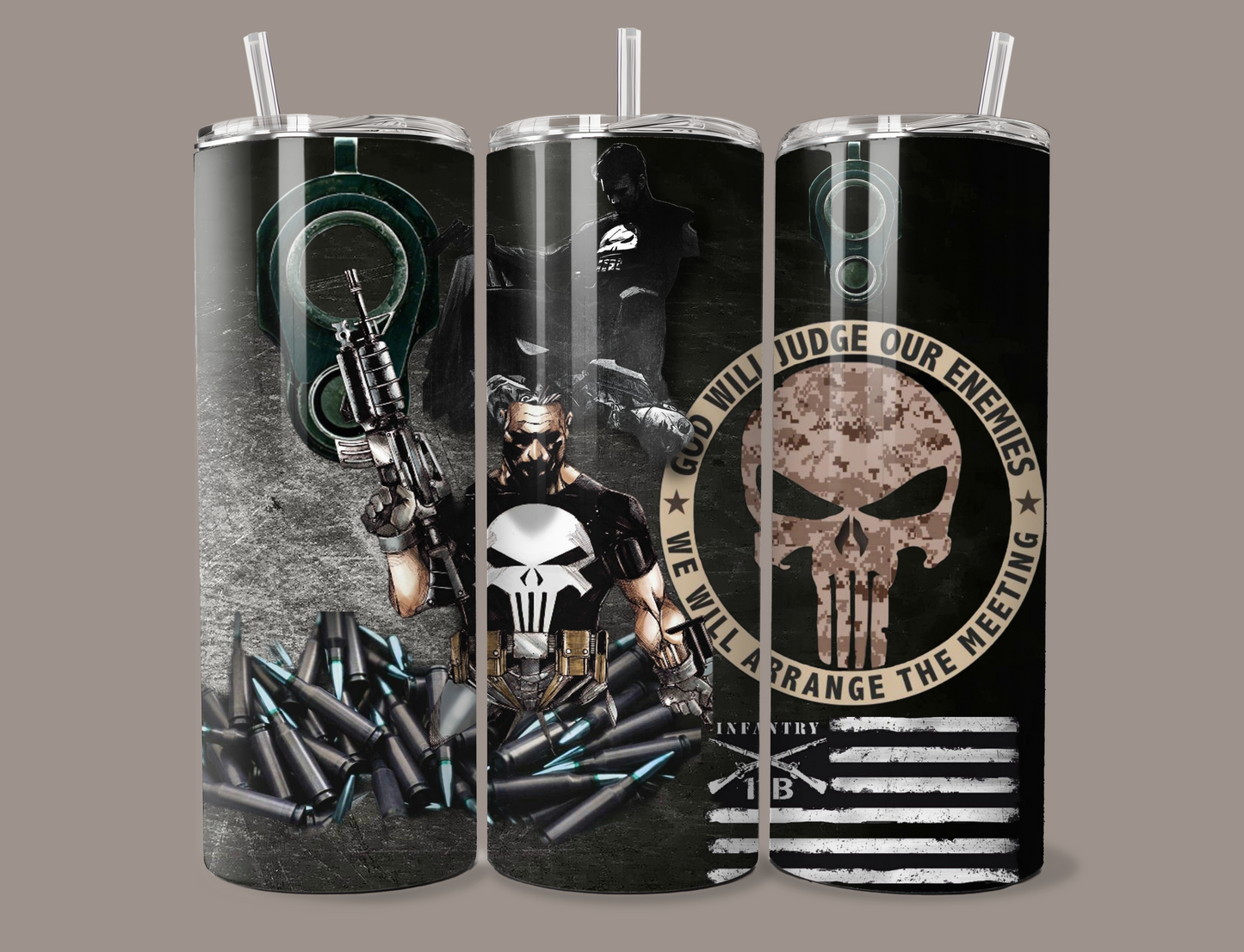 El vaso flaco de Punisher